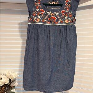 Blue Flutter Sleeve Midi Sundress for Casual Occasions